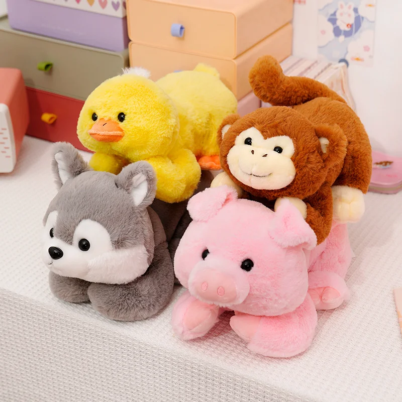 

Игрушка плюшевая тигр/леопард, 30/35 см