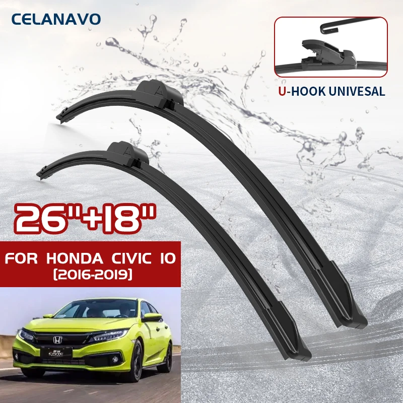 Щетка стеклоочистителя для Honda Civic 10 Gen FC FC1 FC2 FC5 2016 2017 2018 2019 стеклоочистители
