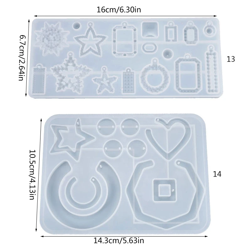 Кристаллическая форма для эпоксидной смолы сделай сам брелок ключей серьги