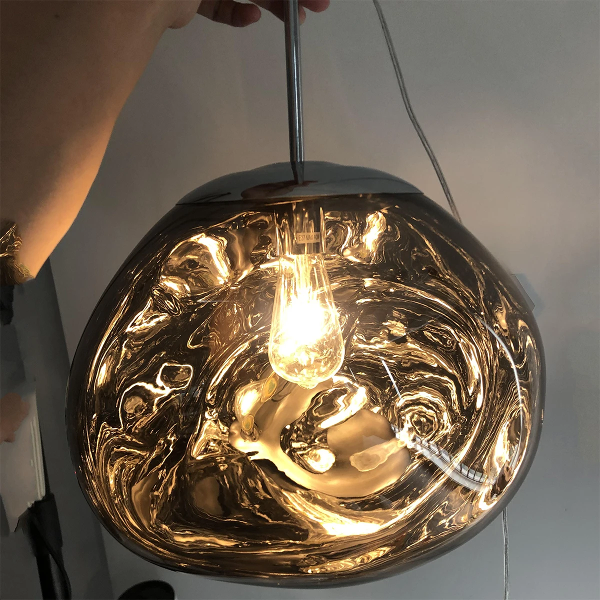 

Nordic Lava LED Pendant Lights Modern PVC pendant Lamp Living Room Kitchen Hanging Lamps Loft LOFT coffee store Indoor Lighting