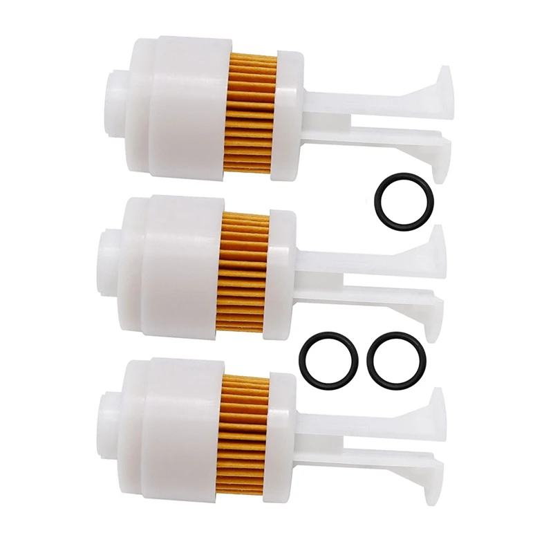 

3Pcs Fuel Filter For Yamaha Outboard 2.5 / 150-250Hp 65L-24563-00-00 WSM 600-290 18-7936 DX150 VX250 LX150 PX150 S225
