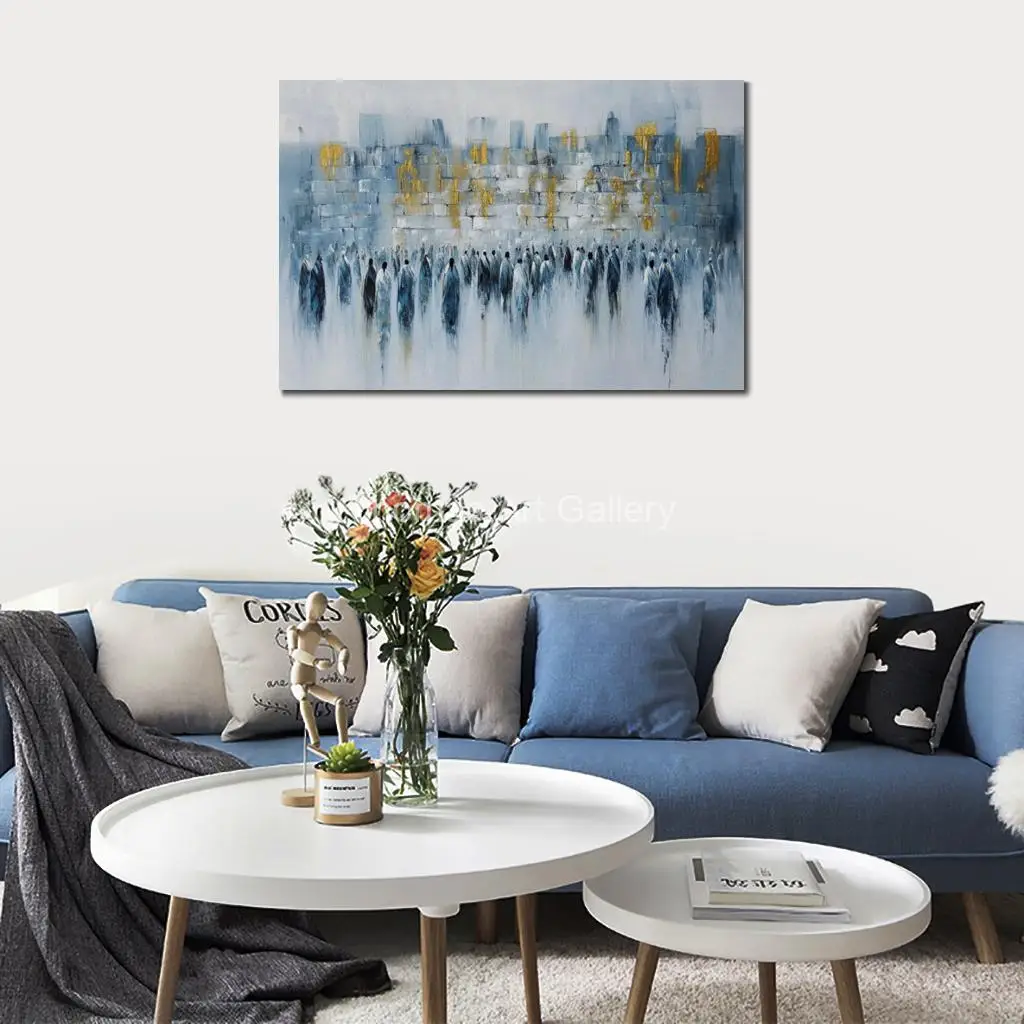 Еврейское искусство печать на холсте красивая абстрактная живопись Кителя HD