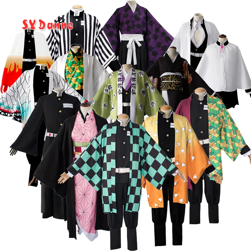 

Костюм для косплея из аниме «Клинок-Демон», косплей костюм Kamado Tanjirou Nezuko Agatsuma Zenitsu Tomioka Kimetsu no Yaiba