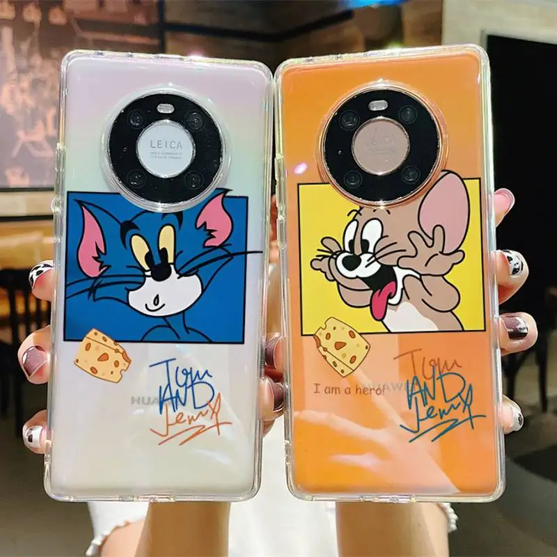 

BANNDAI TOM And JERRY Phone Case for Samsung S20 ULTRA S30 for Redmi 8 for Xiaomi Note10 for Huawei Y6 Y5 cover