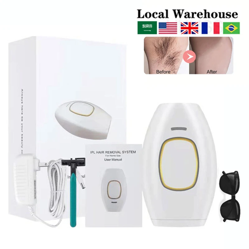 

IPL Laser Epilator Painless Hair Removal Women Permanent Photoepilation Electric Depilador 600000 Flashes Hair Remover Devices