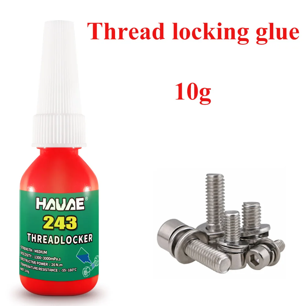 Клей для фиксации резьбы 243 10 г клей агент средней прочности анаэробный синий
