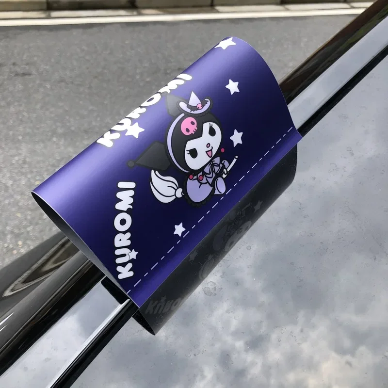 Моющаяся Автомобильная этикетка Kuromi Sanrio наклейка моя мелодия мультфильм Милая