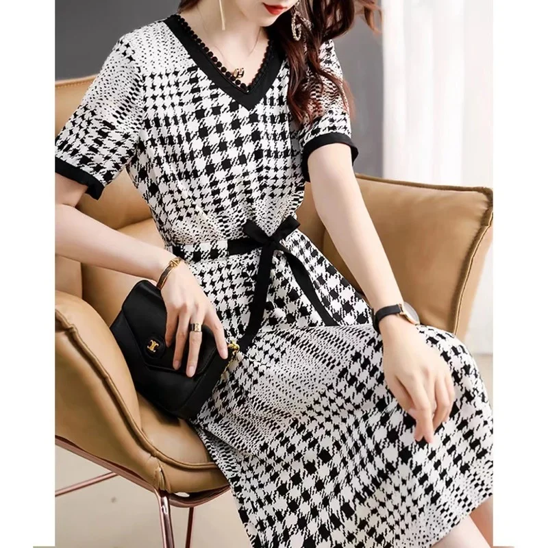 The New Fashion Dresses for Women Woman Dress Loose Breathable Environmental Friendly Spring and Summer Korean Version Knitting