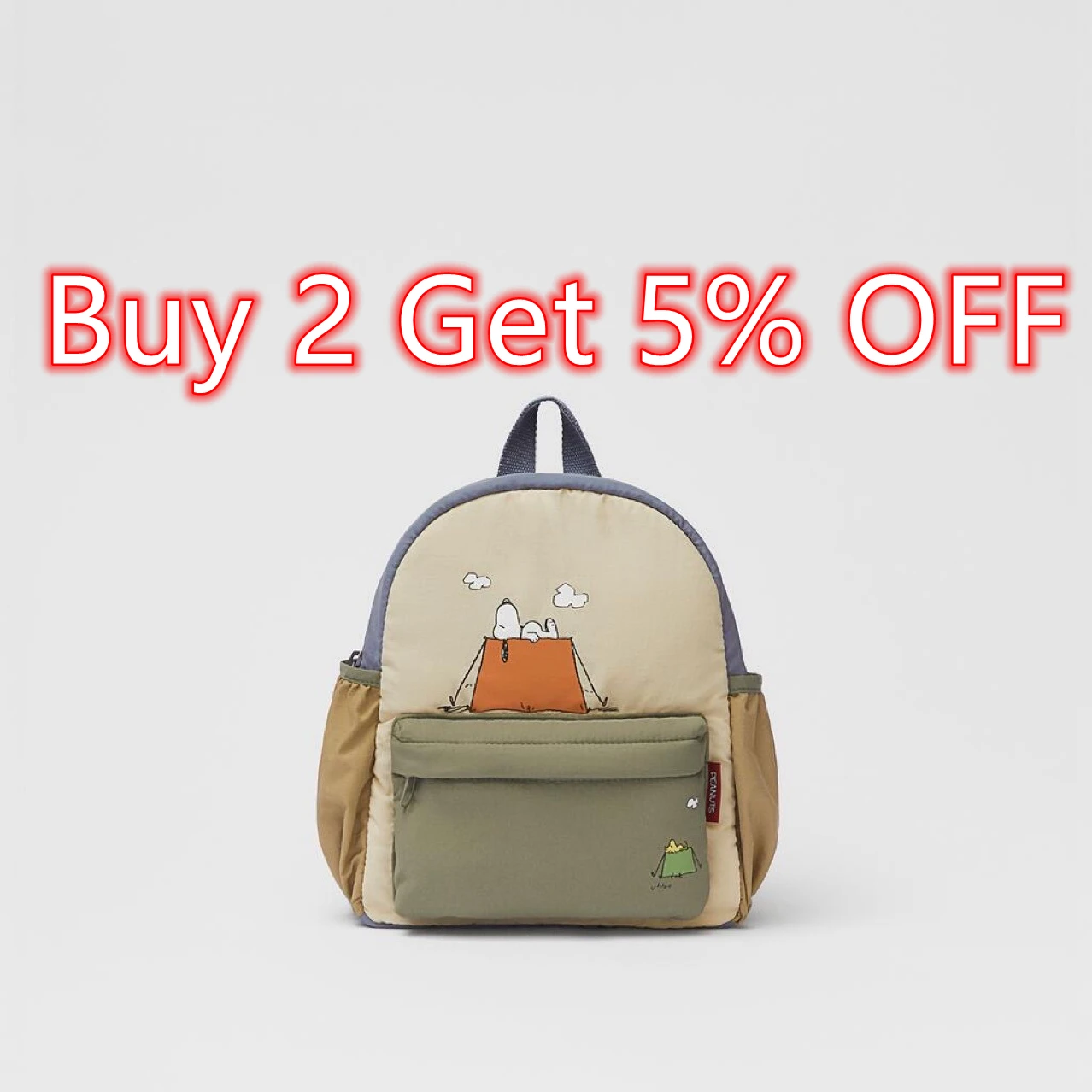 

Fashion New Brand Kindergarten Children's School Bag Cartoon Print Boys Girls Baby Canvas Backpack