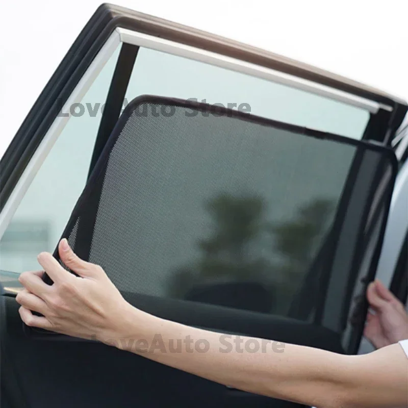 Для Subaru Outback BR 2010-2014 автомобильный магнитный козырек от солнца защита заднего