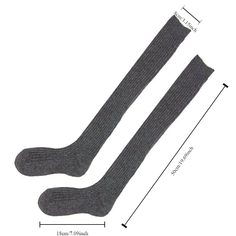 Высокие хлопковые носки