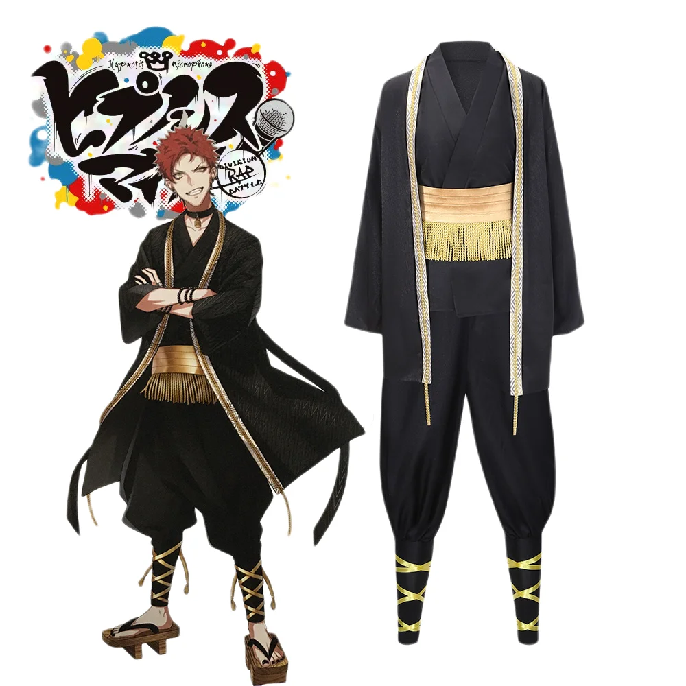 

Anime Voice Actor Division Rap Battle Harai Kuko Cosplay Costume Women Men Adult Tops Pants Coat Necklace Kimono Hanfu Halloween