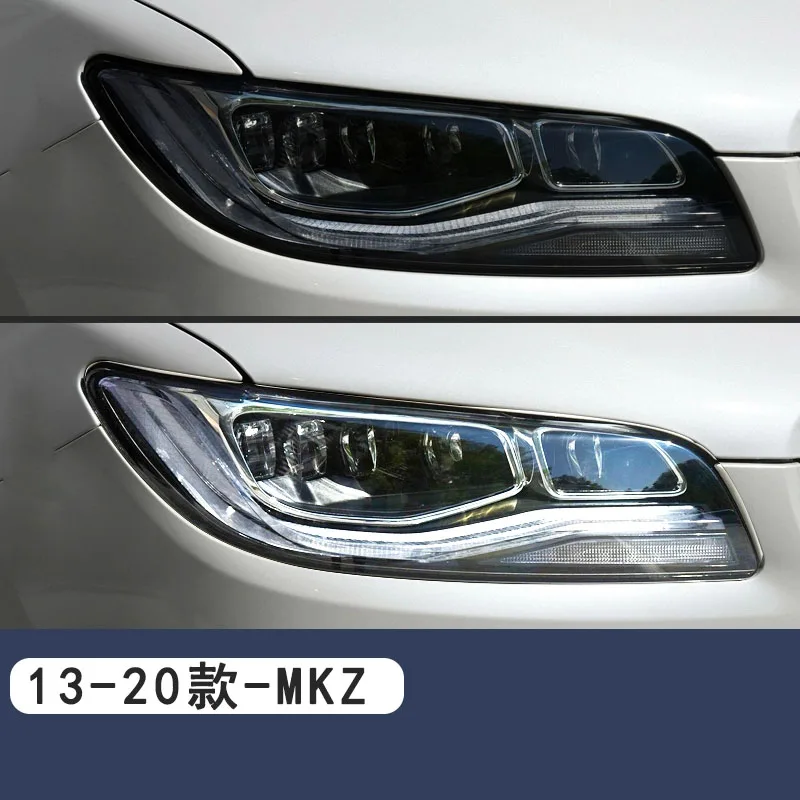 Передняя фотография для Lincoln MKX MKZ MKC ТПУ Дымчатая черная Прозрачная защитная