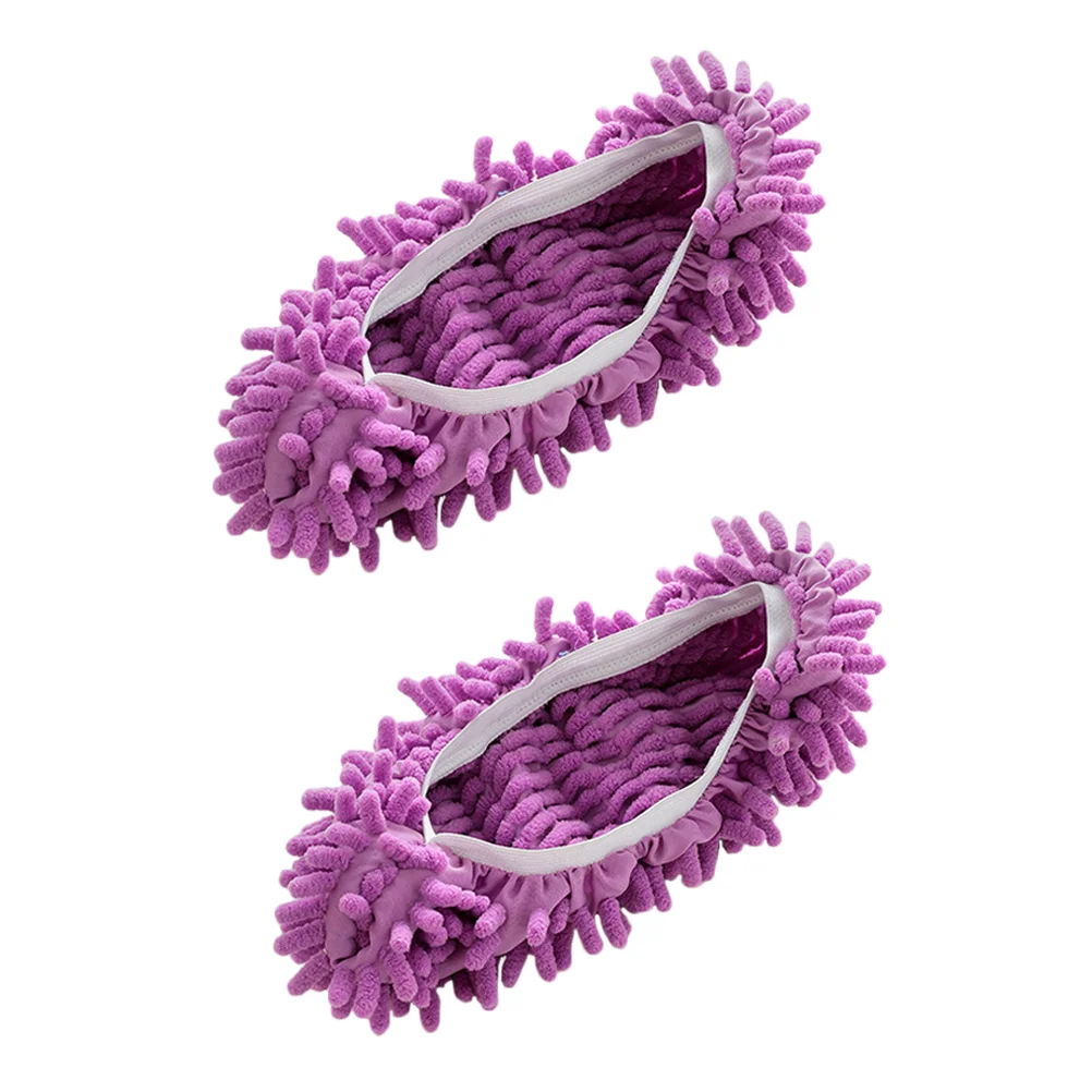 

Floor Mop Cleaning Slippers Foot Shoes Shoe Slipper Cleaner Cover Microfiber Sweeper Reusable Sock Polishing Lazy Chenille