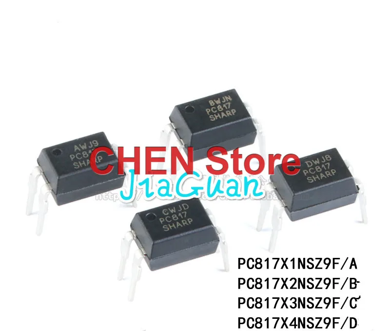 

20PCS sharp Original Optocoupler PC817 A/B/C/D genuine DIP-4 PC817X3NSZ9F PC817A PC817B PC817C PC817D PC 817 DIP