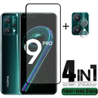 full cover glass for oppo realme 9 pro plus 9i tempered full 9h screen protector for realme gt neo 2t 9 pro plus 9i lens glass