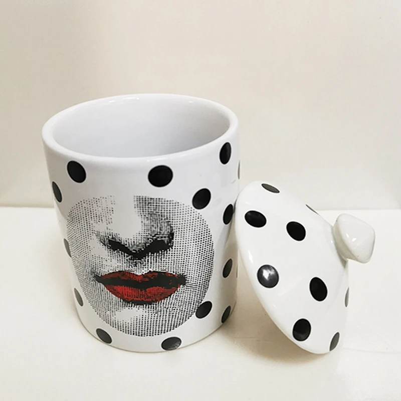 Черный горшок с красным горшком ароматизированный подсвечник керамическая