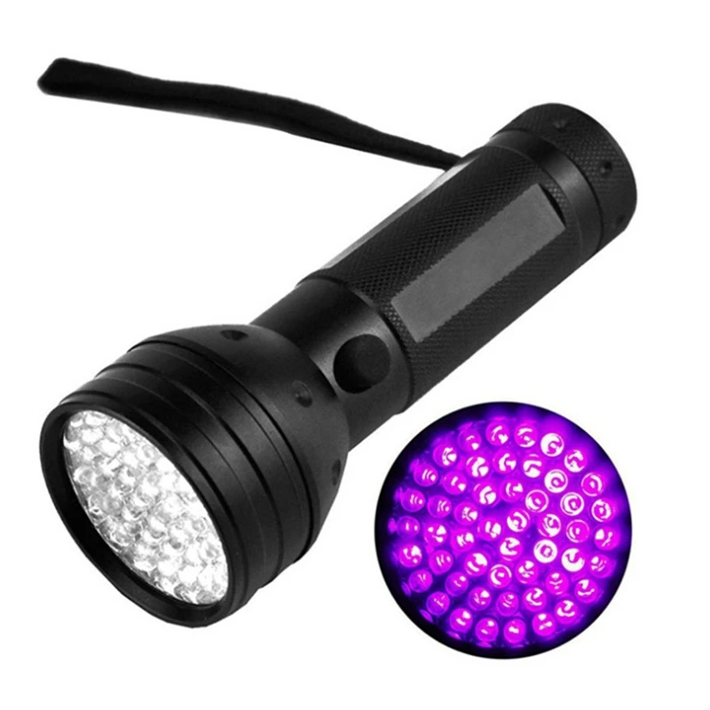 

UV Flashlight 21 LED 51 LEDs UV Light linterna torch Ultraviolet Black Light Lamp Find Invisible Stains Outdoor tools