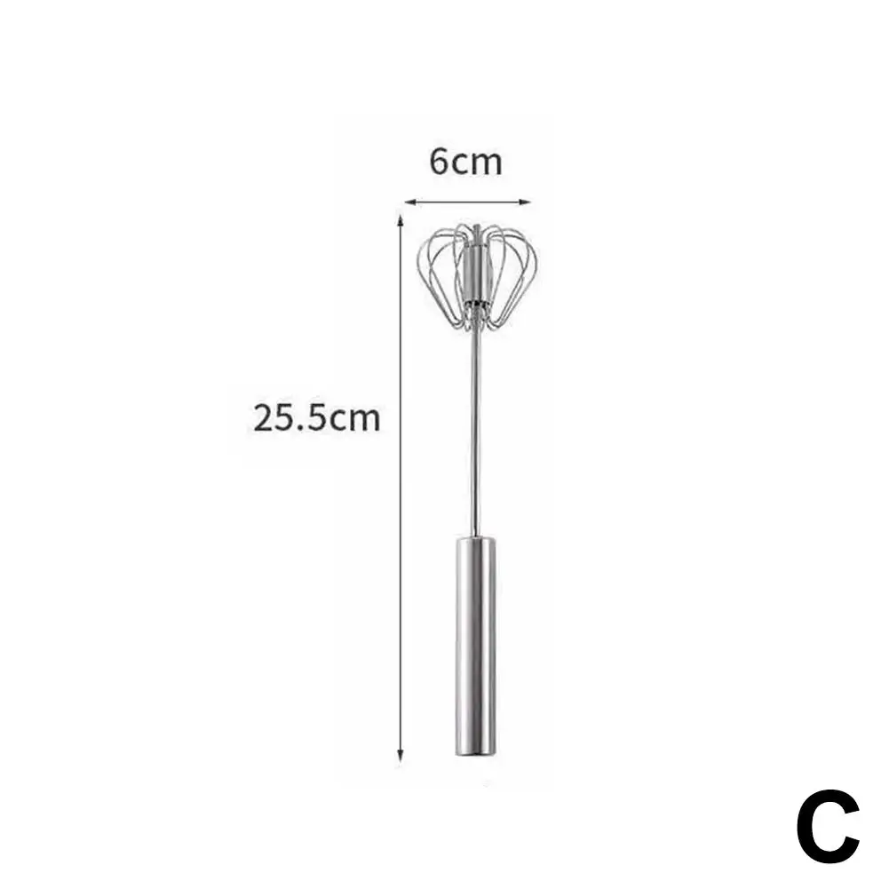 Полуавтоматический вращающийся инструмент для взбивания яиц из нержавеющей