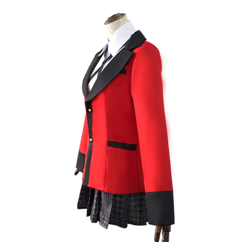 Косплей Костюм Аниме Kakegurui Jabami Yumeko косплей костюм на Хэллоуин Sayaka компульсивный