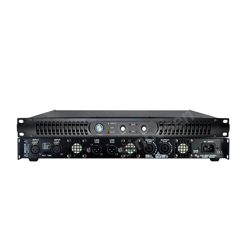 

Sinbosen 1200 Watt RMS 2 Channels 1u Class D Power Amplifier