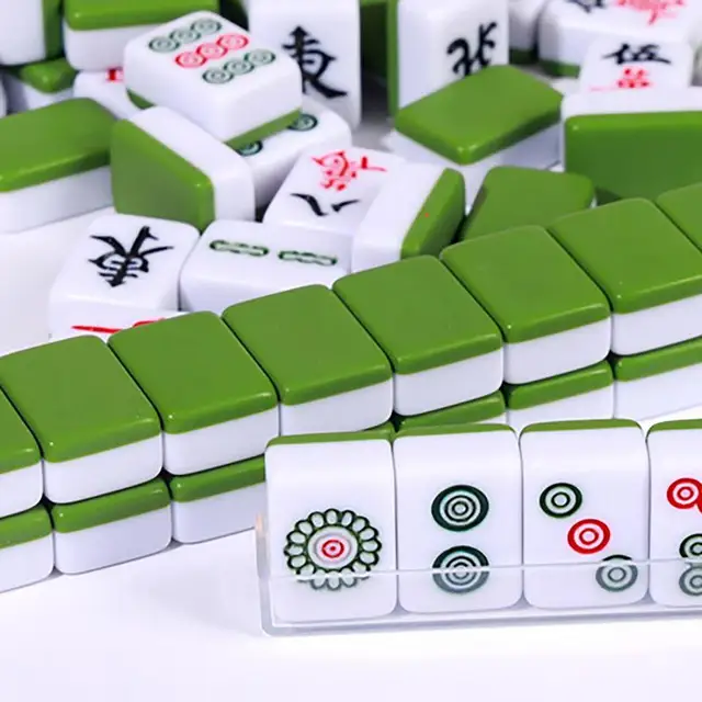 Mini Mahjong 144pcs/set Chinese Traditional Mahjong Board Game Family Toys Exquisitely Carved Numbers And Chinese Characters 1