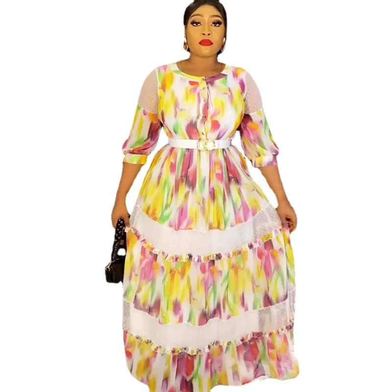 Рисунок 5 - Платье женское длинное шифоновое с длинным рукавом