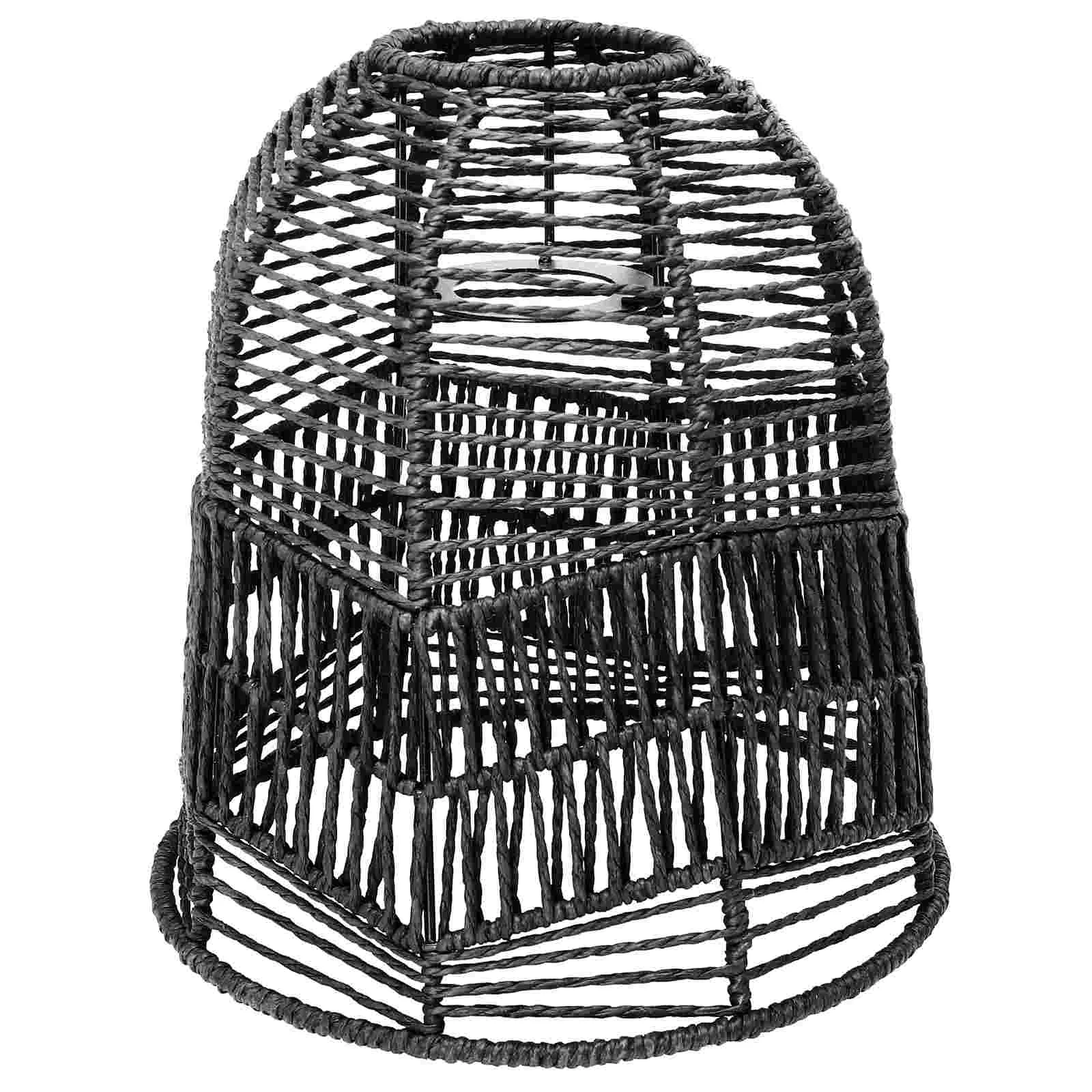 

Light Shade Lamp Wicker Rattan Pendant Ceiling Cover Hanging Chandelier Lampshade Lightsbohemian Fixtures Lampshade Shades Shade