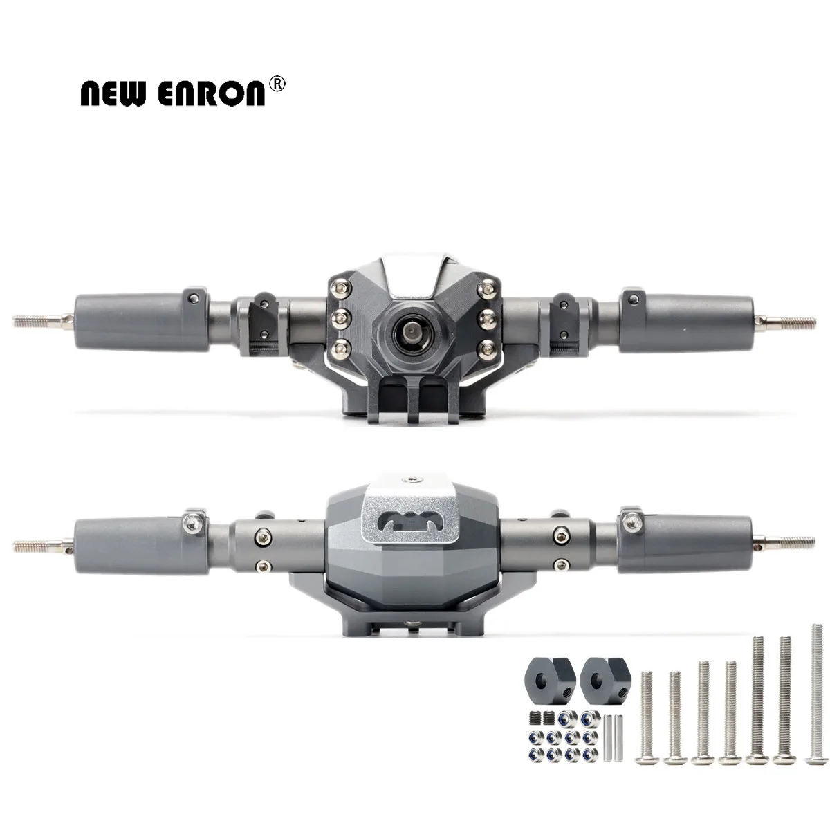 

Новинка, полный комплект из алюминиевой передней и задней прямой оси ENRON 8T/30T для радиоуправляемого автомобиля 1/10 Rock AXIAL SCX10 90046 90047