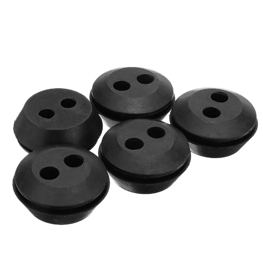 

6 Pcs Rubber Grommet 2 Holes Fuel Tank Seal Grommet Fuel Tank Rubber Grommet Used For Hedge Trimmer Brush Cutters