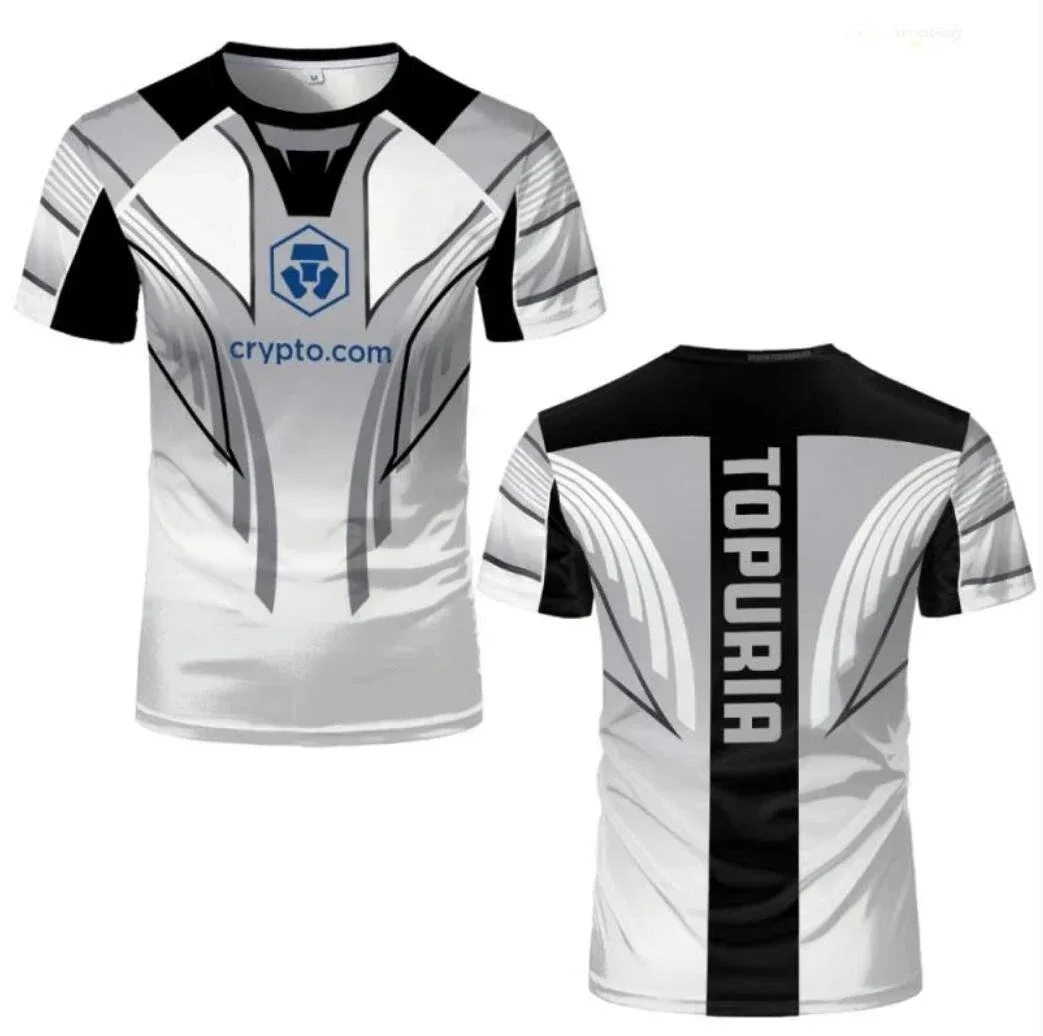 Футболка для боевых соревнований 2024 топ с 3D принтом мужчин и женщин спортивная