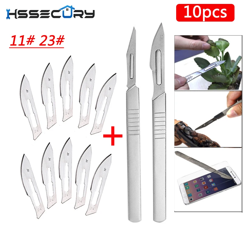 Рукоятка из углеродистой стали скальпель набор инструментов для ремонта