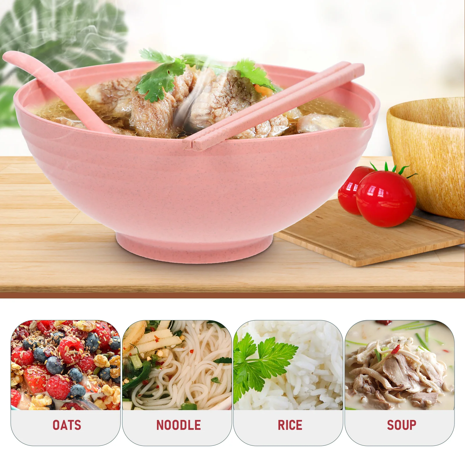 Миска для лапши быстрого приготовления декоративная кухонная палочка супа с