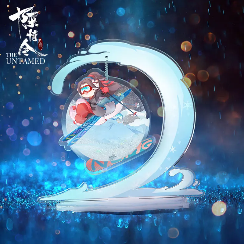 

Anime The Untamed MDZS Quicksand Ski Theme Mo Dao Zu Shi BL Acrylic Stand Figure Model Cosplay Desktop Toy Wei Wuxian Lan Wangji