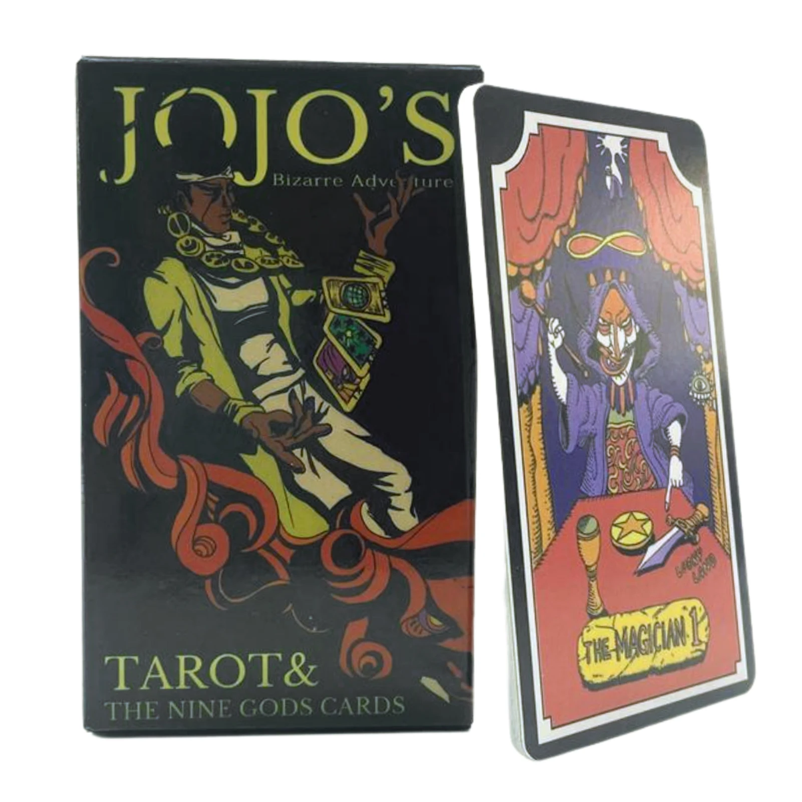 JoJo's Bizarre Adventure STARDUST CRUSADERS jojo Tarot Cards 22 REGULAR & FAN ART Grand Akana 9 Royal Gods Cosplay 53pcs Gift - купить