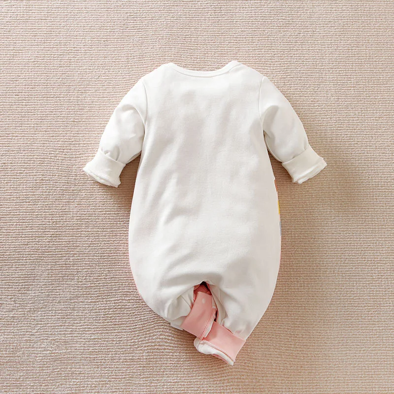 2022 Одежда для новорожденных девочек комбинезон костюм с единорогом от 0 до 3 6 9 12 18