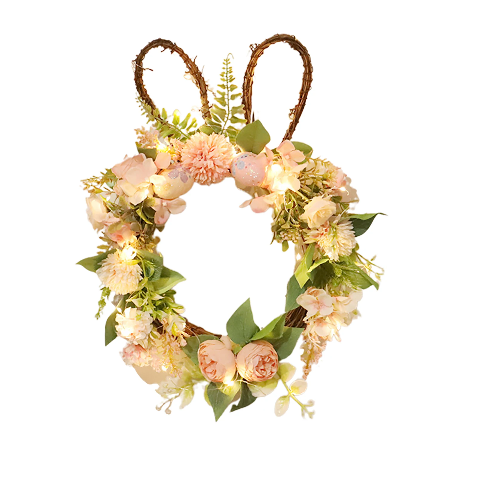 

Ornaments Easter Door Wreath Easter Decoration Lighted Wreath Spring Spring Resurrection Living Room Bedroom For Home