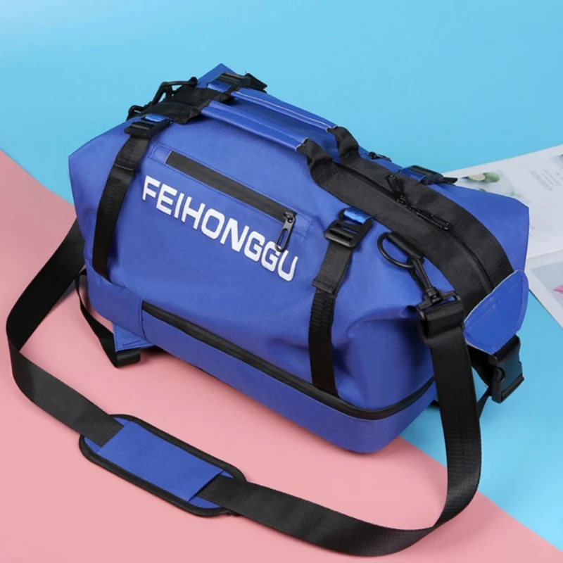 Men Women's Fashion Gym Bags Large Capacity Sports Backpack Multi-function Travel Finess Yoga Duffle Swimming Training Bags