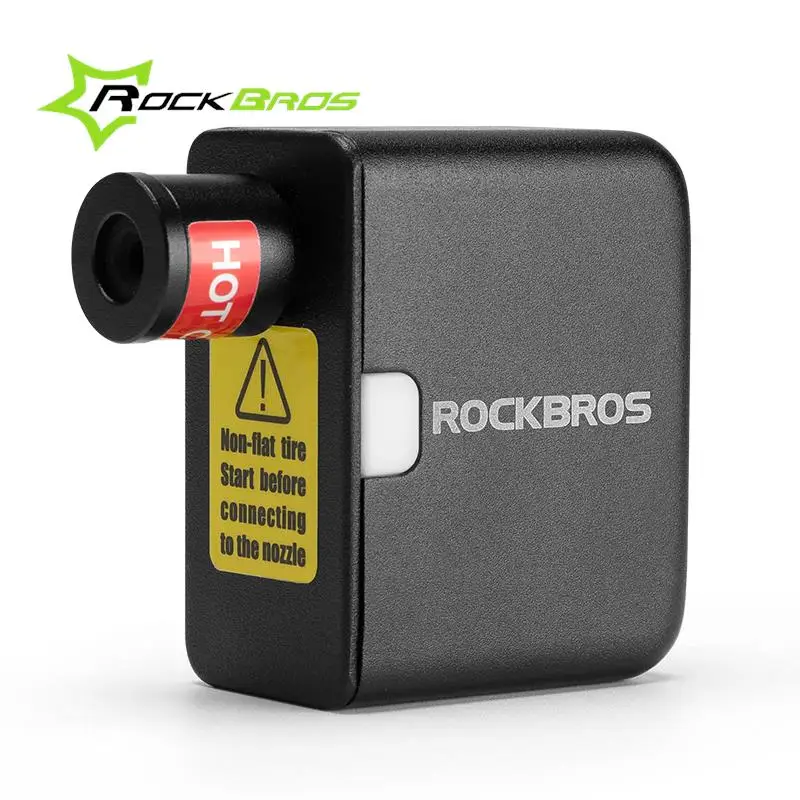 

ROCKBROS Mini Bike Pumps Electric Air Pump 100PSI Portable Rechargeable Compressor Tire Inflator For Motorcycle Car Bicycle Pump
