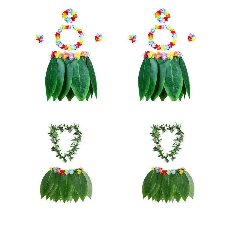 

Пляжная юбка, гавайская Праздничная имитация гирлянды | Рождество, 40 см/60 см, юбка-украшение для вечевечерние НКИ, пляжный праздник, необычны...