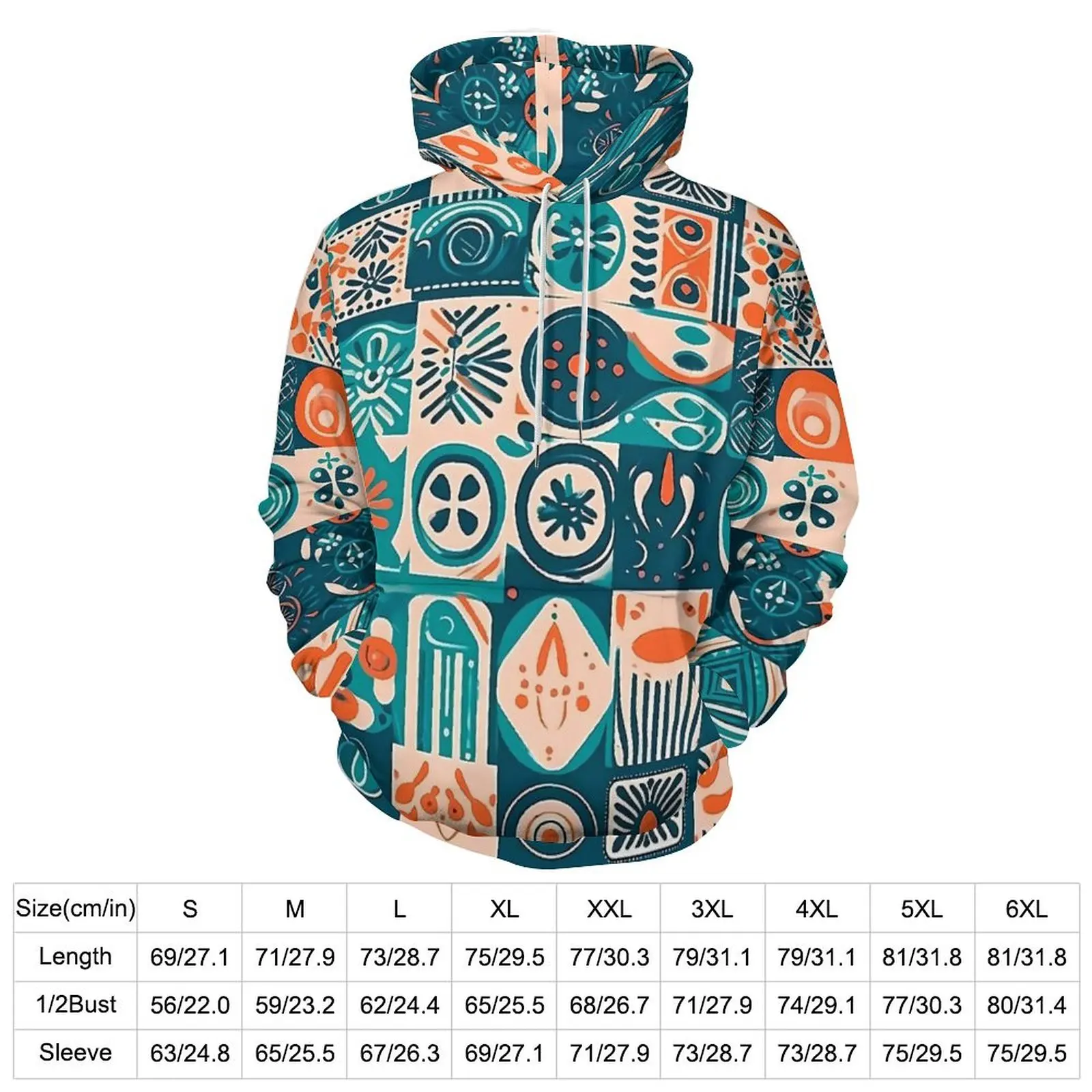 Этнический этнический строгий Женский пуловер большого размера с принтом в