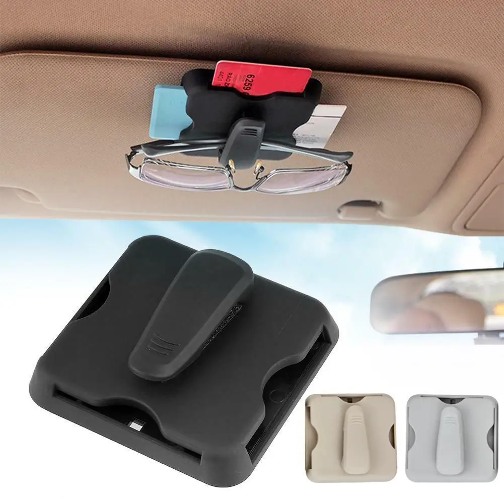 

Parking Card Inner Jewelry Sun Visor Card Holder Business Card Holder Storage Box Multifunction Car Visor Organizer Glasses Clip
