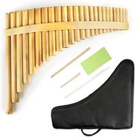 upscale romanian folk instrument 25 pipes pan flute natural reed pan flute panpipes g key handmade woodwind instrument in g key