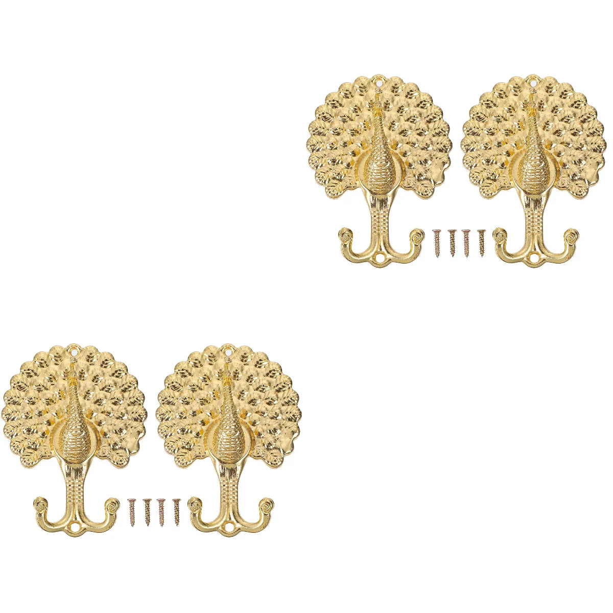 

Peacock Wall Hook Peafowl Pattern Mounted European Tieback Curtain Holdbacks Tiebacks Home Decor Holder Simple Hat Hooks