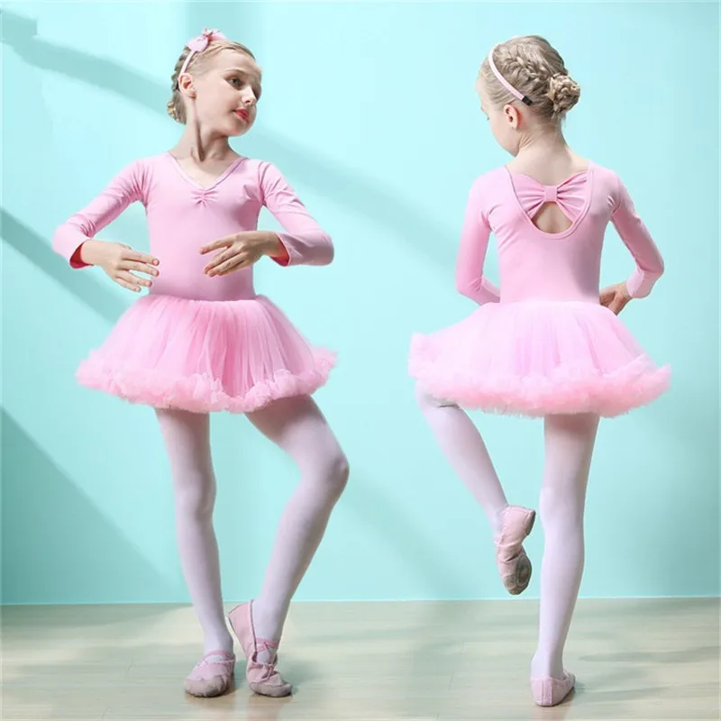 

Hot Sale Cheap Kids Girls Performance Wear Dance Costumes Ballet Pink Skirt