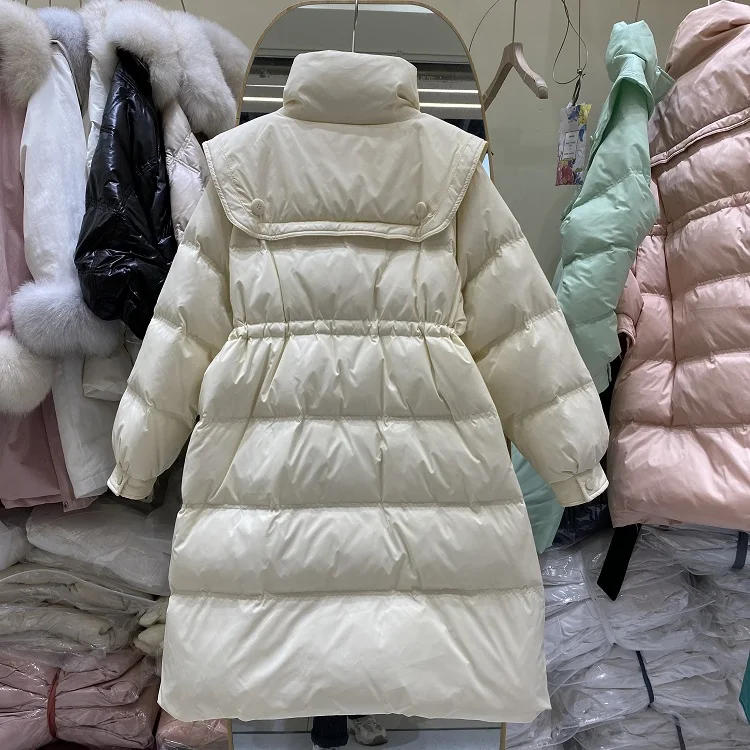 New Women Down Jacket Casual Style Autumn Winter Long Coats And Parkas Female Outwear
