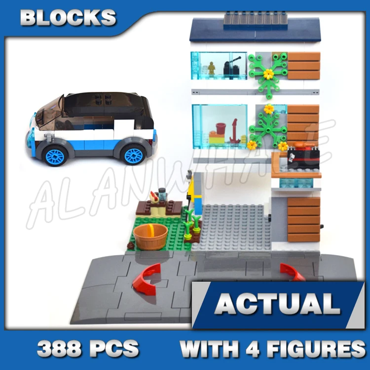 388 шт. городской 3-уровневый современный семейный дом зарядная станция EV