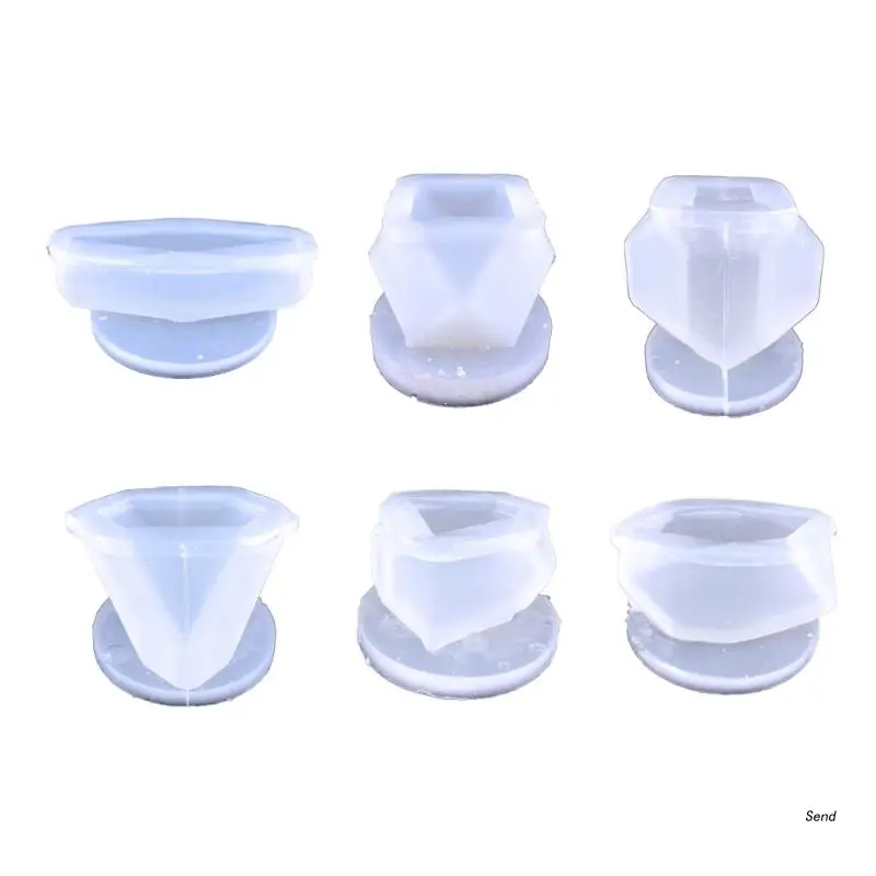 

Gem Stone Resin Mold Multi-Faceted Crystal Silicone Mold Cabochon Jewelry Mold for Epoxy Resin Aromatherapy Candle Soap