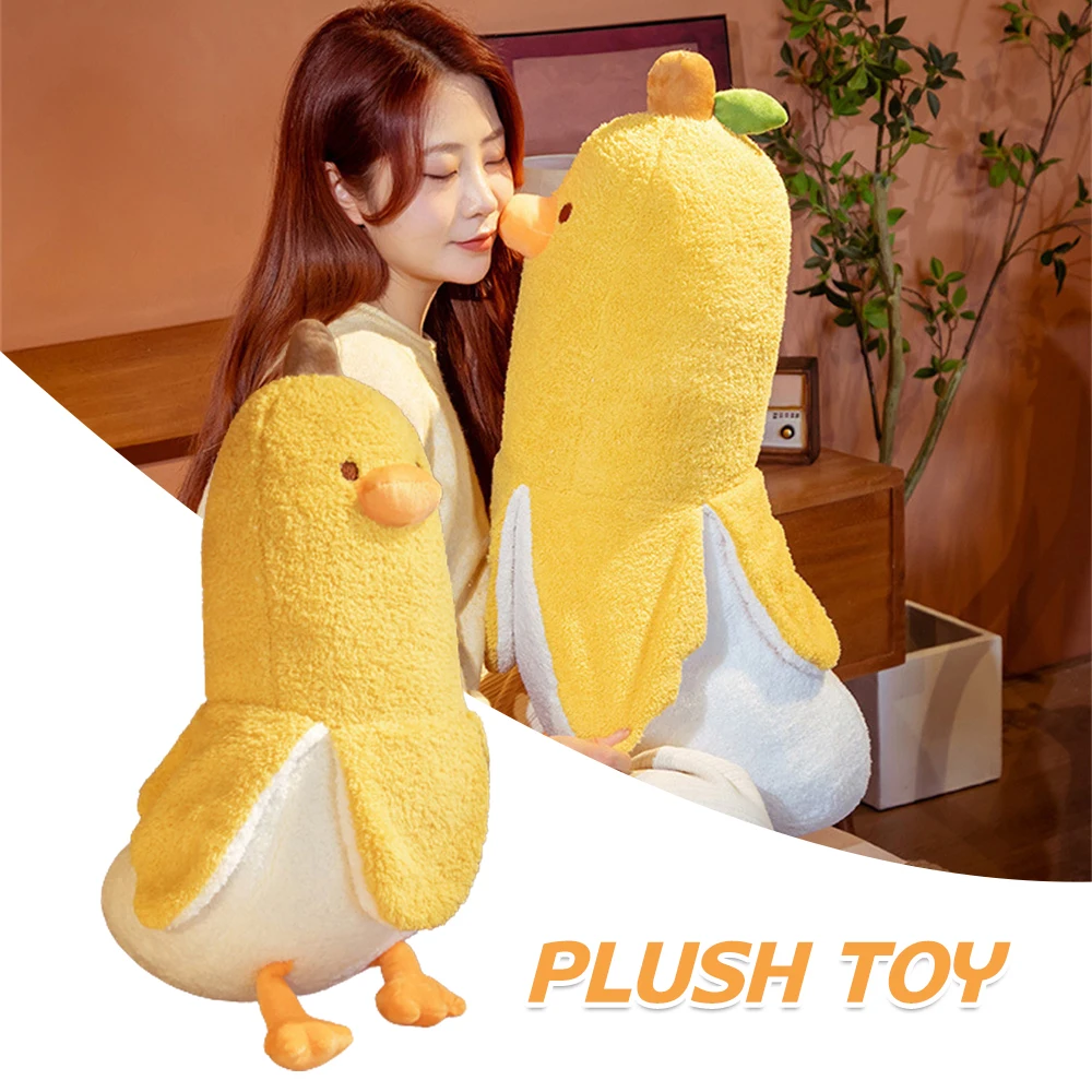 

Adorable Cartoon Banana Plush Doll Soft Stuffed Toy Kid Hugging Pillow Gift Pacify Rag Toy Plush Figure Toys Comfortable SEC88