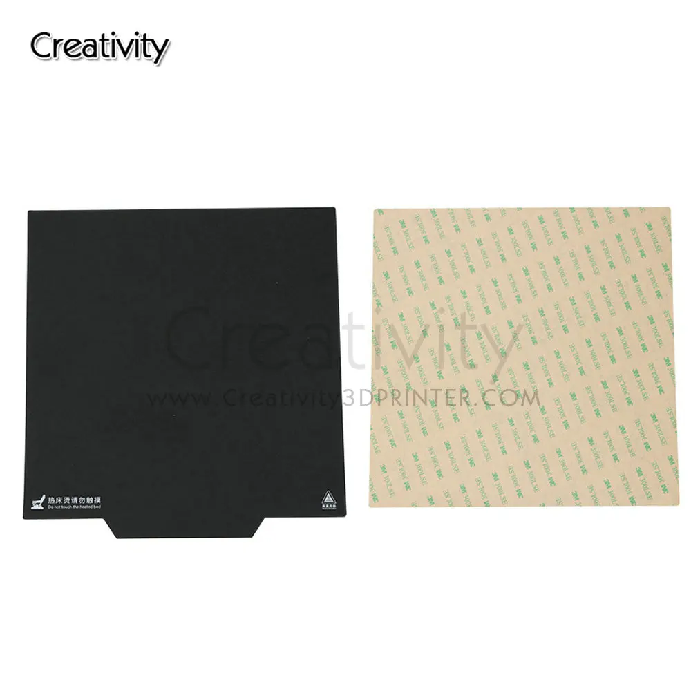 

Ender3/CR 10 Новая магнитная сборная Поверхностная пластина, деталь для 3D принтера, гибкая платформа 235x23 5/300*300 для Hotbed